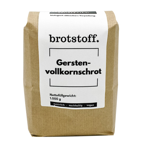 brotstoff - Schrote - Gerstenschrot - nachhaltiger Anbau und Verpackung