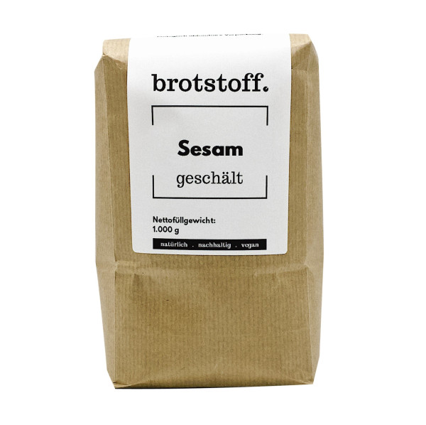 brotstoff - Saaten - Sesam - weiß - nachhaltige Verpackung