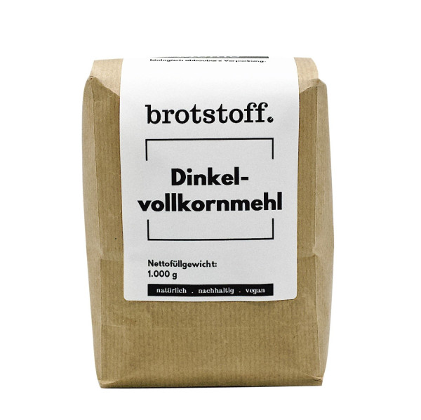 brotstoff - Dinkelvollkornmehl - dunkles Dinkelmehl kaufen - Getreidemühle - Dinkel. regional