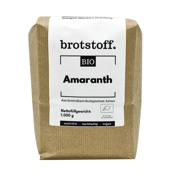 brotstoff - Bio - Amaranth - gepufft - gepoppt - Backzutaten